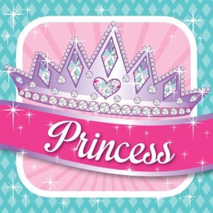 PRINCESS PARTY 3-PLY BEVERAGE NAPKINS 16-PIECES